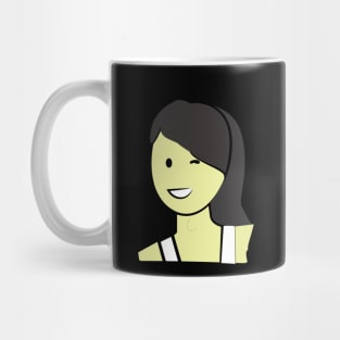 woman with Adam's apple Mug